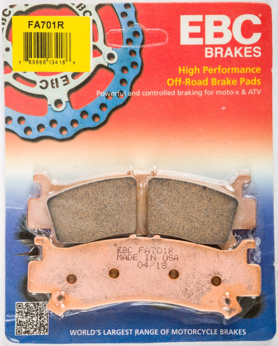 EBC R Series Long Life Sintered Brake Pads 1721-2830