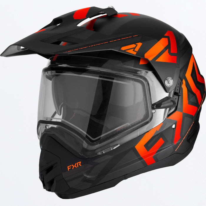 FXR Torque X Team Helmet w/ E Shield & Sun Shade