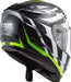 LS2 C Flames Challenger Carbon Full-Face Helmet Single Shield with Pinlock Pins