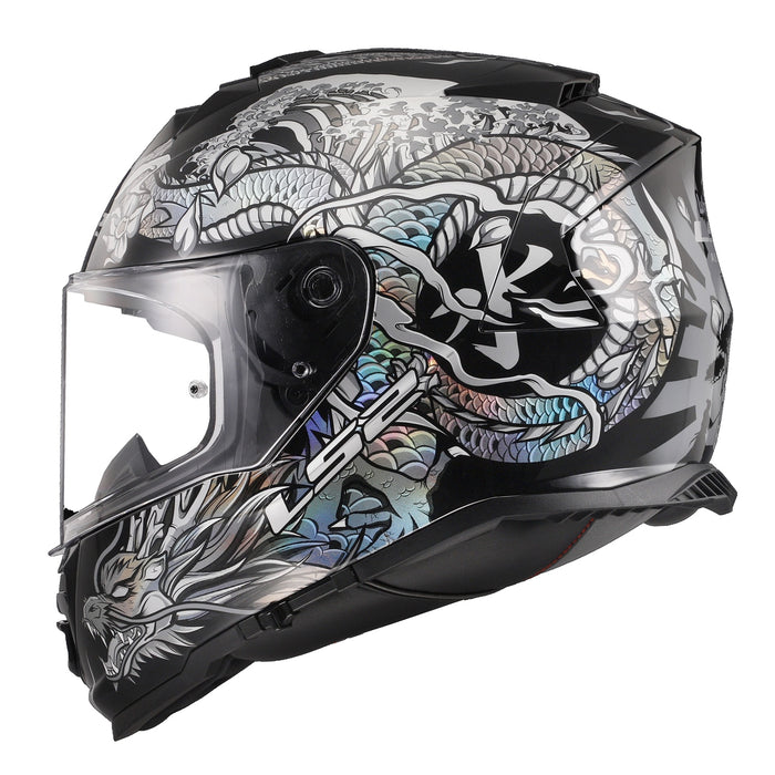 LS2 Warrior Assault Full-Face Helmet Anti-scratch + UV Resistant Lens