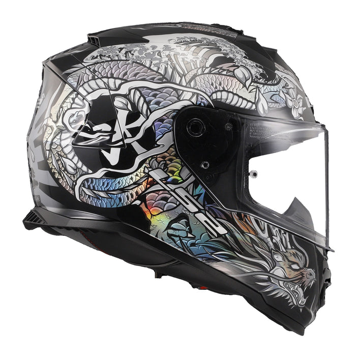 LS2 Warrior Assault Full-Face Helmet Anti-scratch + UV Resistant Lens