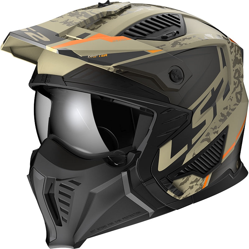 LS2 Drifter Devor Open-Face Helmet