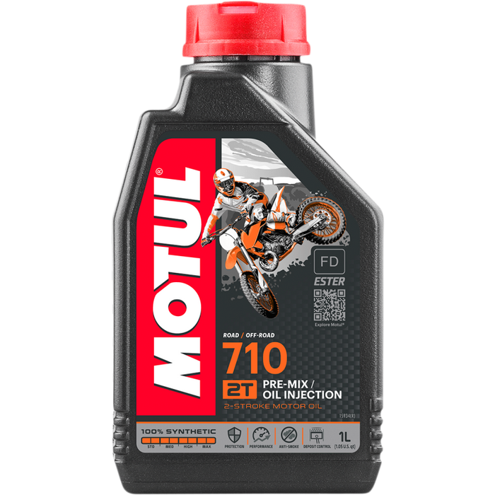 Motul 710 Synthetic Anti-Smoke 2T 2-Stroke Motor Oil