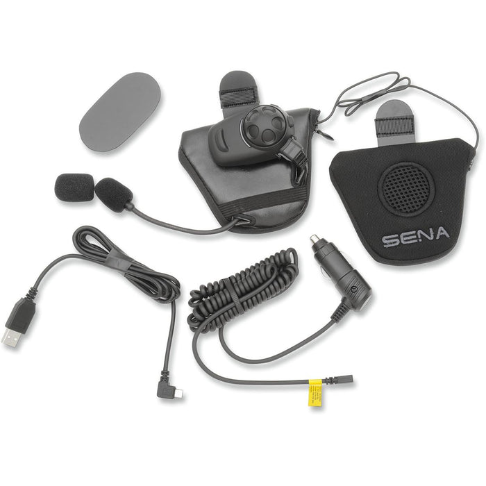 Sena SPH10H-FM Bluetooth Communication System with Built-in FM Tuner for Half Helmets