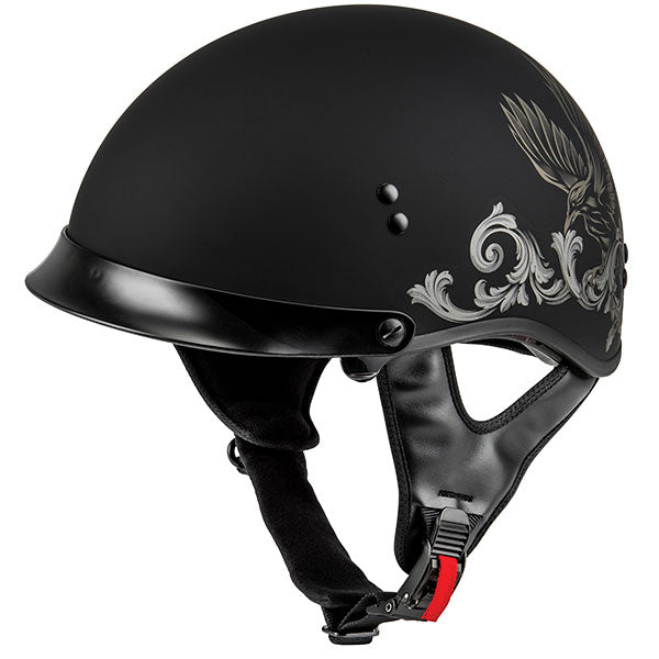 GMAX HH65 Corvus Matte Half Helmet