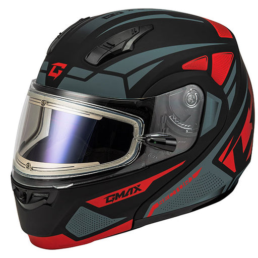 GMAX MD04 Sector Modular Helmet with Electric Lens Face Shield