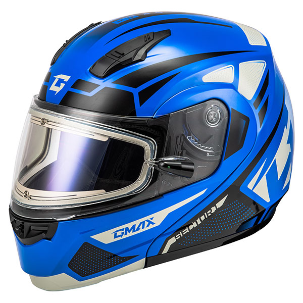 GMAX MD04 Sector Modular Helmet with Electric Lens Face Shield