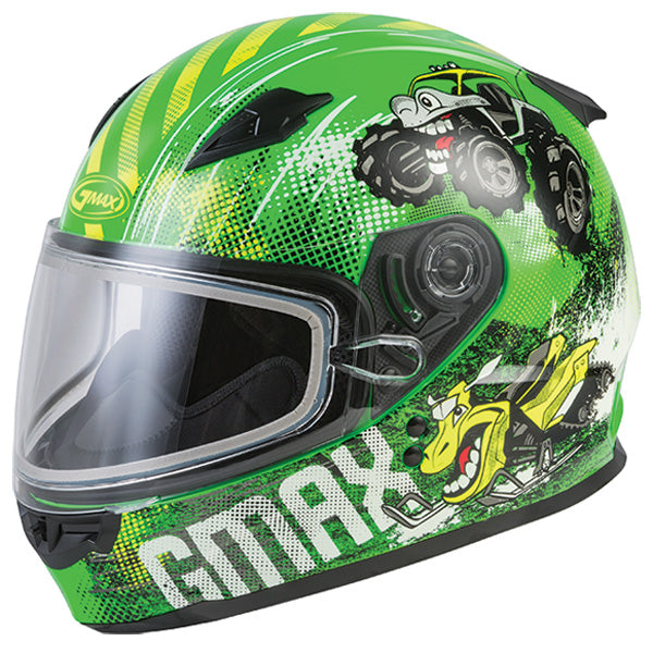 GMAX GM49Y Beast Youth Full Face Helmet with Dual Lens Shield