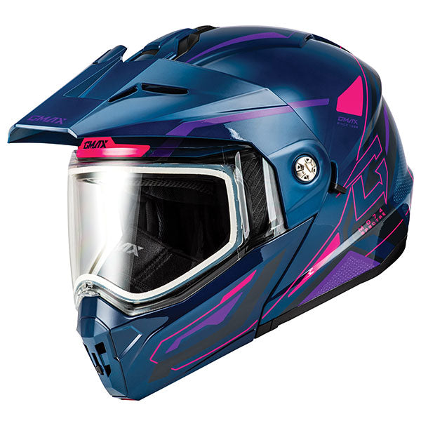GMAX MD74 Spectre Dual Sport Helmet with Dual Lens Face Shield