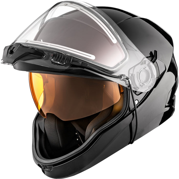 CKX Contact Solid Helmet With Electric Double Lens