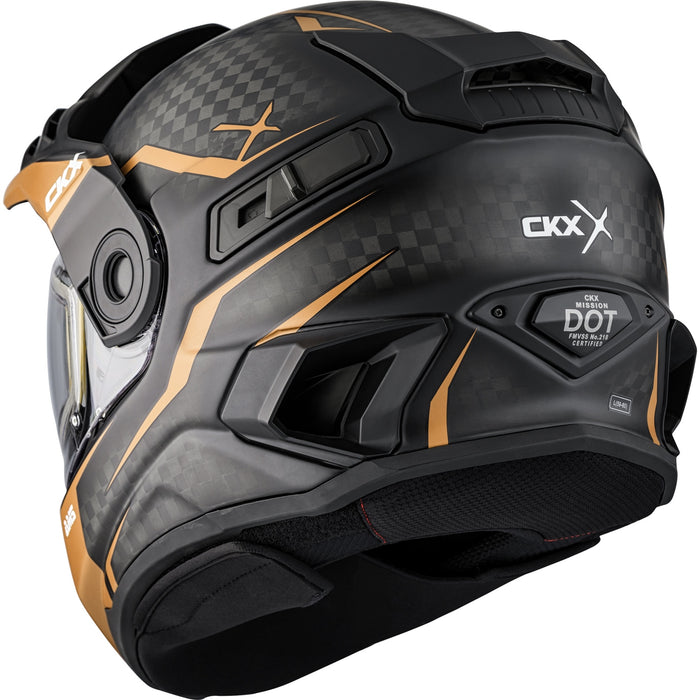 CKX Mission AMS Fury Helmet with Double Lens