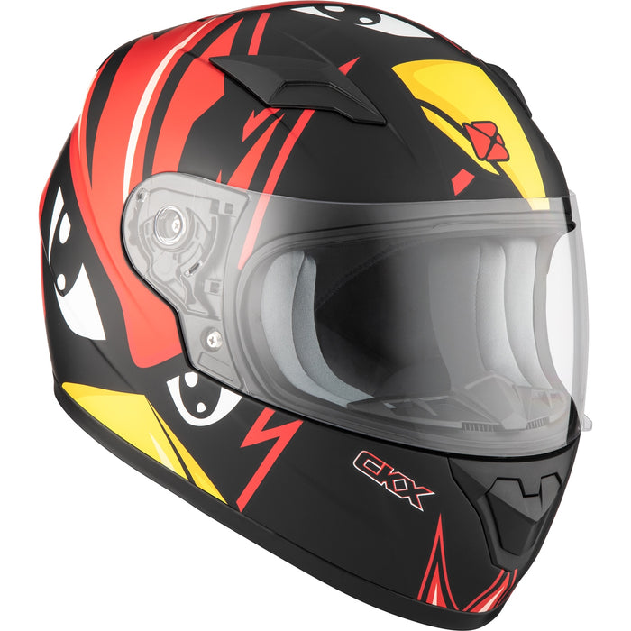 CKX Youth Raven RR519Y Full-Face Helmet, Winter Double Shield