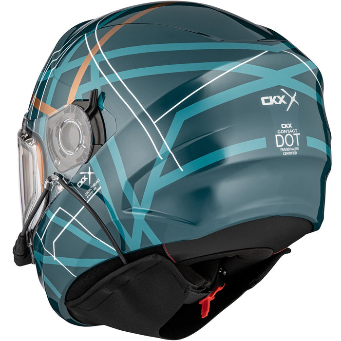 CKX Stroke Contact Full face Helmet Electric Double Shield