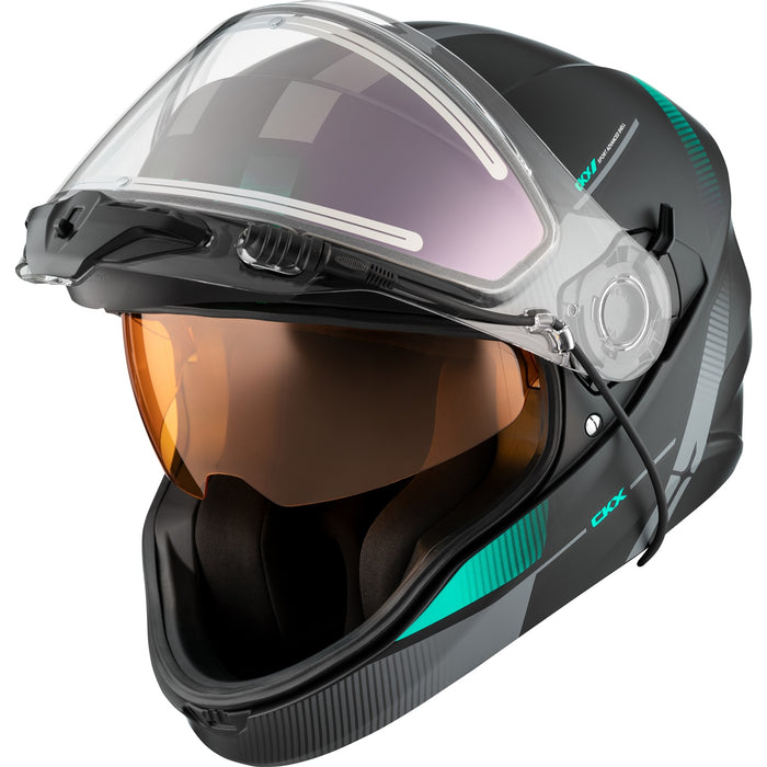 CKX Edge Contact Full face Helmet Electric Double Shield