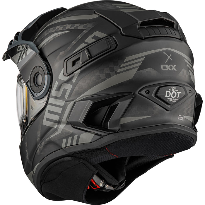 CKX Code Mission AMS Carbon Full Face Helmet Double Shield