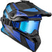 CKX Titan Trak Original Carbon Trail and Backcountry Helmet with 210° Goggles