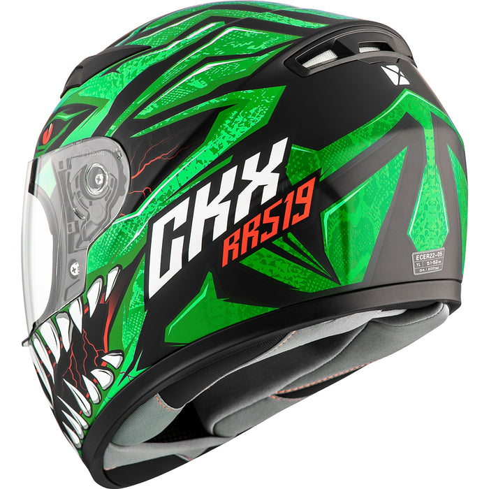 CKX Youth Predator RR519Y Full-Face Helmet, Summer Single Shield