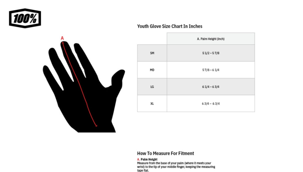 100% I-Track Sentinel Youth Gloves