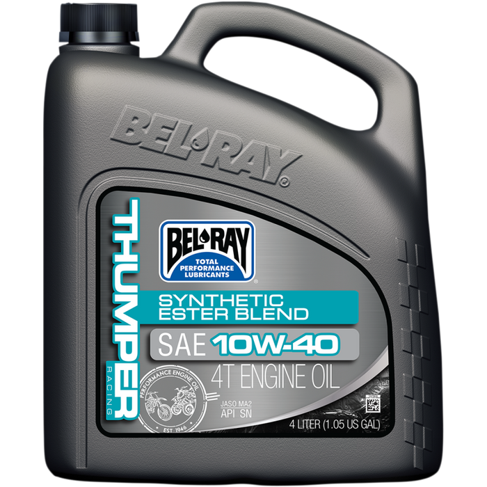 Bel-Ray Thumper Racing Synthetic Ester Blend 4T 4-Stroke Engine Oil - 10W40