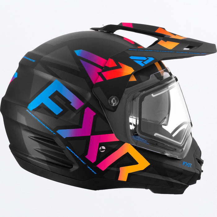 FXR Torque X Team Helmet w/ E Shield & Sun Shade