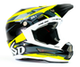 6D ATR-1 Motocross Helmet Neon Yellow-black