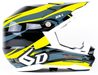 6D ATR-1 Motocross Helmet Neon Yellow-black