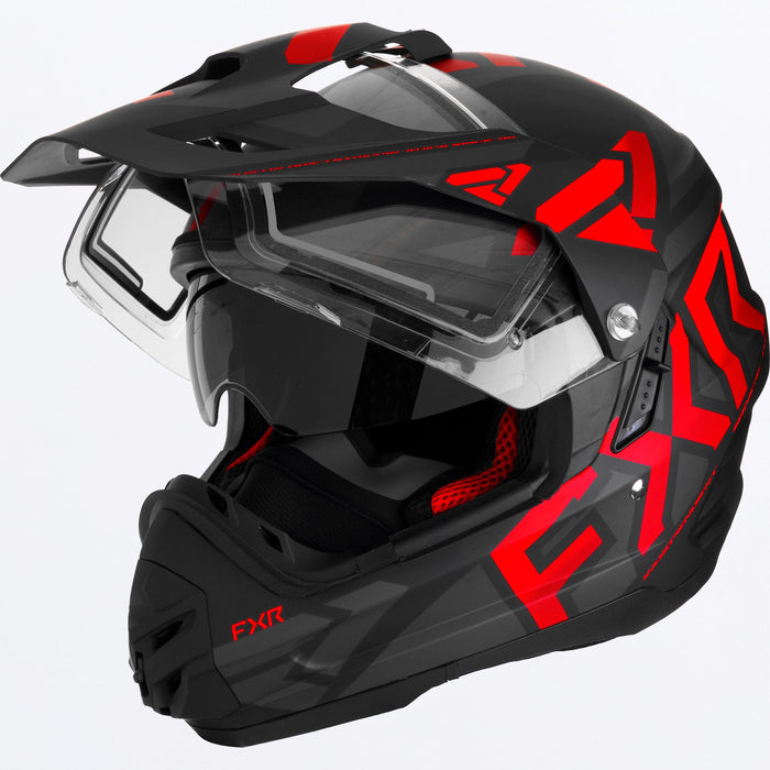 FXR Torque X Team Helmet w/ E Shield & Sun Shade