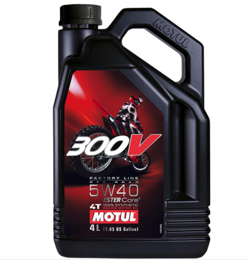 Motul 300V Offroad Synthetic Motor Oil - 5W40
