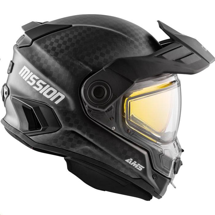 CKX Mission AMS Carbon Fiber Helmet with Electric Double Lens