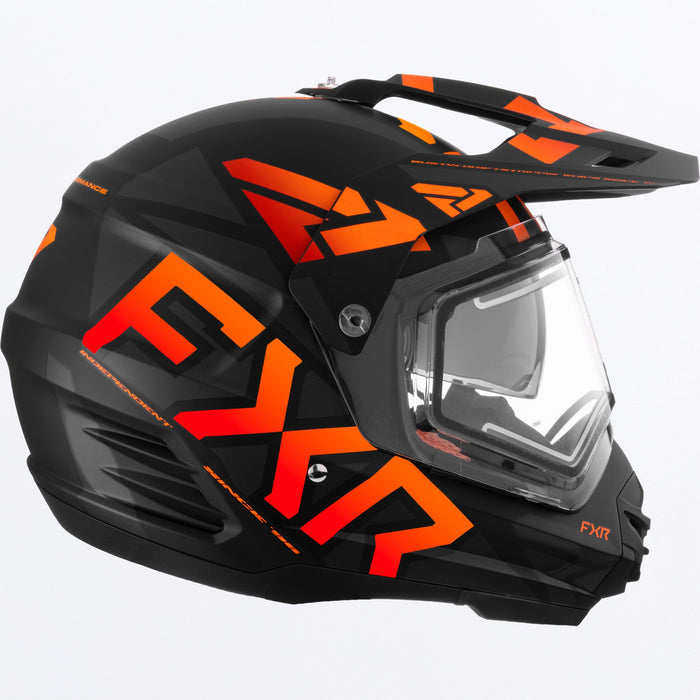 FXR Torque X Team Helmet w/ E Shield & Sun Shade