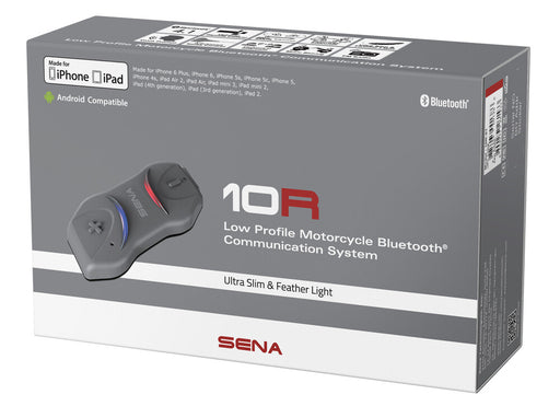 Sena 10R Ultra Slim Low Profile Motorcycle Communication System