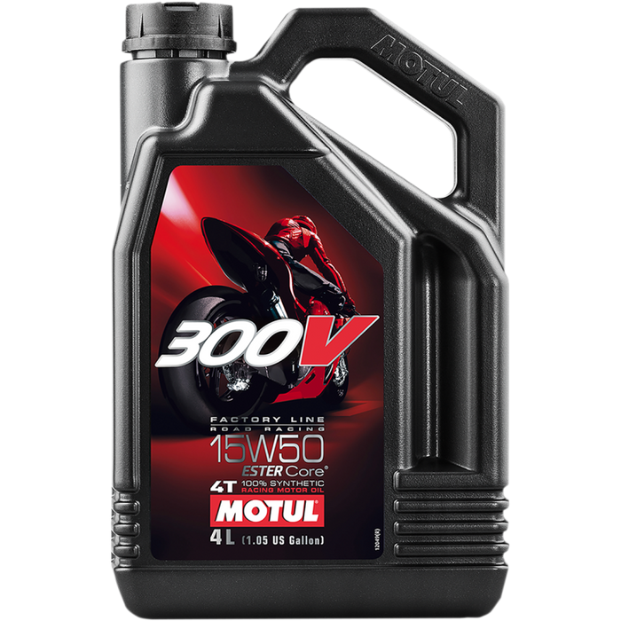 Motul 300V Synthetic Motor Oil - 15W50