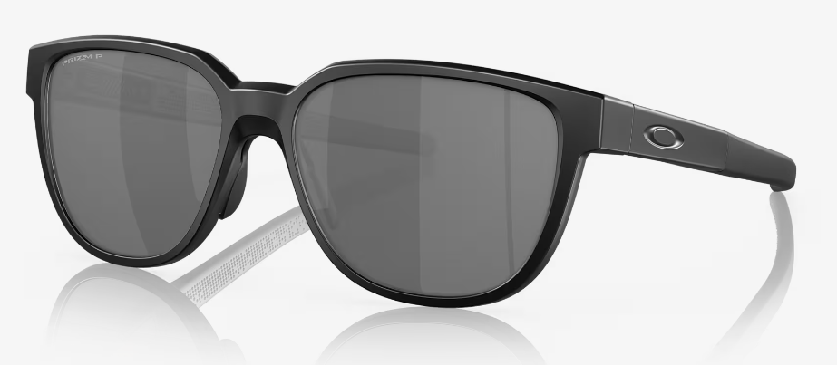 Oakley Actuator Mat Black with Prizm Black Polarized Sunglasses