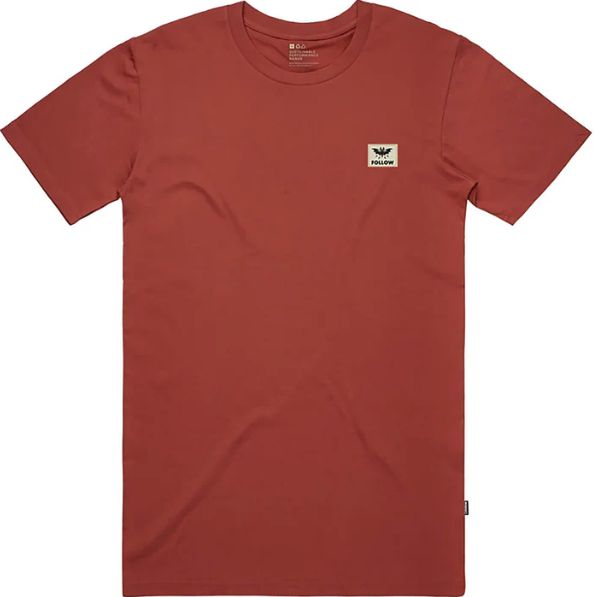 FOLLOW MENS BAT RED TEE