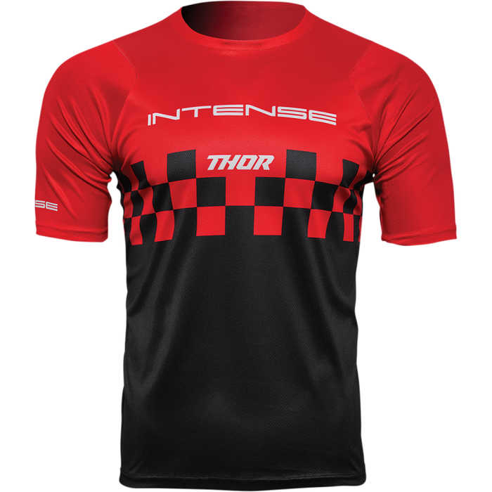 Thor Intense Assist Chex Short Sleeve MTB Jersey