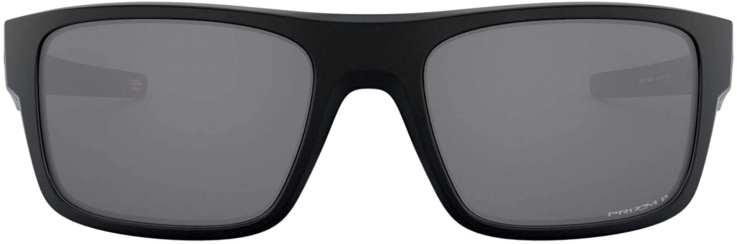 OAKLEY DROP POINT MATTE BLK W/ GREY SUNGLASSES