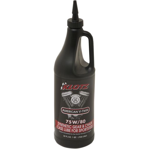 Klotz Oil Sportster Gear and Chain Case Lubricant - 75W80 (1 QT)
