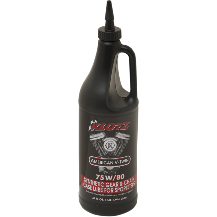 Klotz Oil Sportster Gear and Chain Case Lubricant - 75W80 (1 QT)