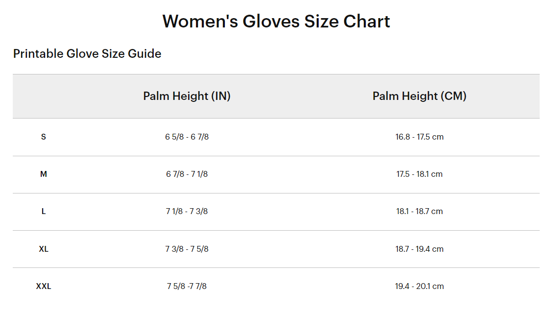 100% Brisker Womens Gloves