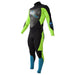 JET PILOT CAUSE 3/2 FULL BLUE/GREEN WETSUIT