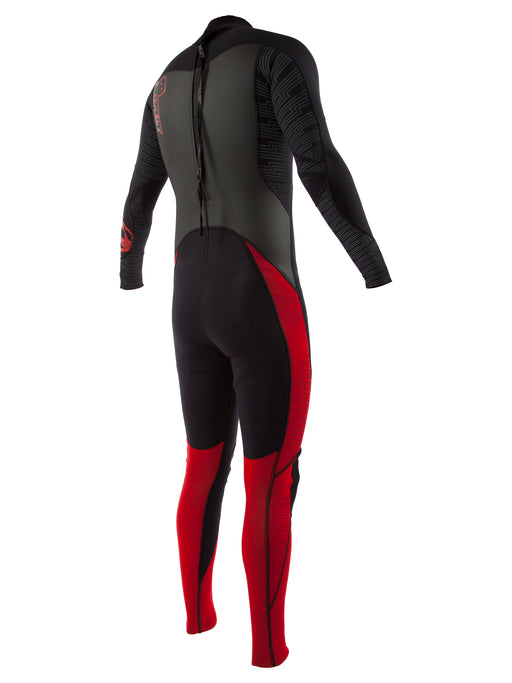 JET PILOT CAUSE 3/2 FULL RED WETSUIT