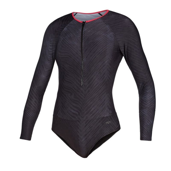 MYSTIC WOMENS BLACK DIVA LONG SLEEVE RASHGUARD