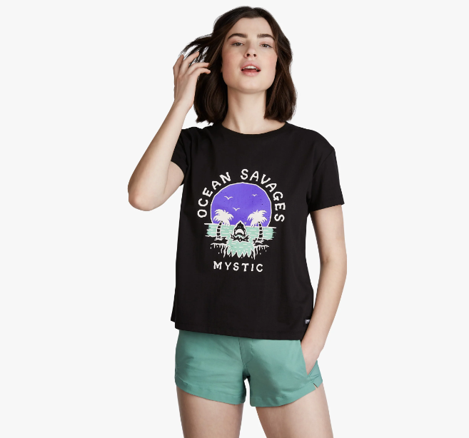 MYSTIC WOMENS SOUNDOWNER TEE