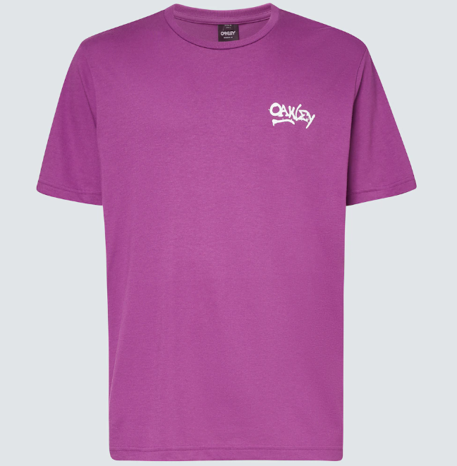 OAKLEY MENS PURPLE FROGS TEE