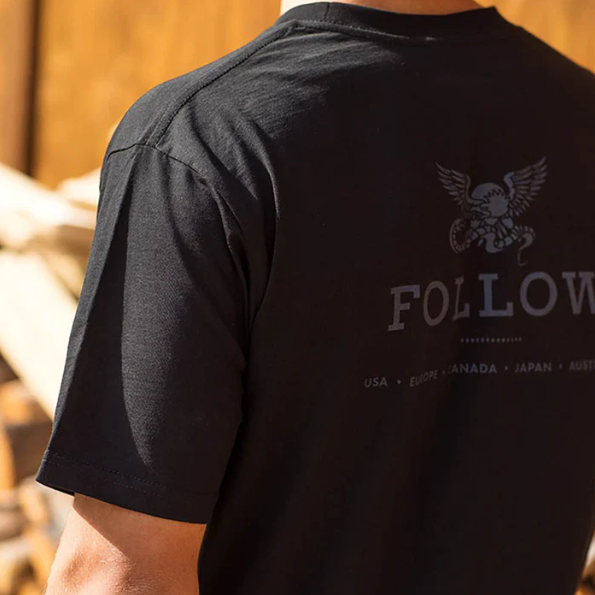 FOLLOW MENS POCKET TEE