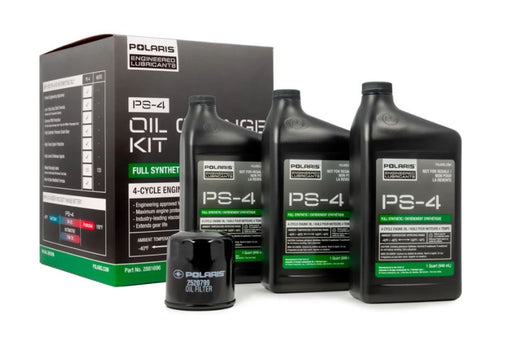 Polaris ATV / UTV PS-4 5W-50 Full Synthetic Oil Change Kit for RZR