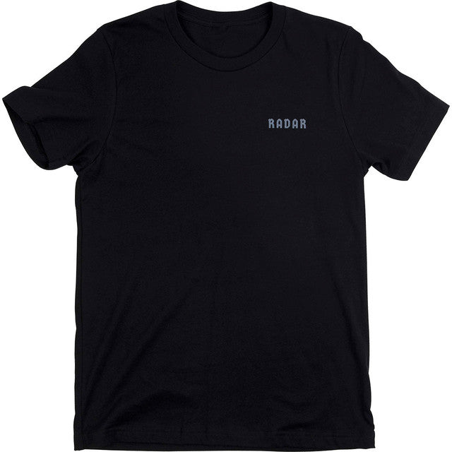 RADAR MENS BRANDED BLACK TEE