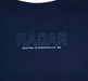 RADAR MENS GLOBAL NAVY TEE