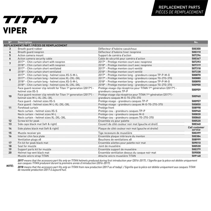 CKX Titan Viper Original Trail and Backcountry Helmet with 210° Goggles