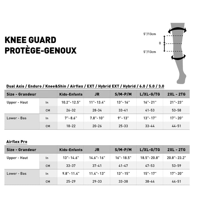 Leatt 3DF Hybrid Ext Junior Knee & Shin Guard